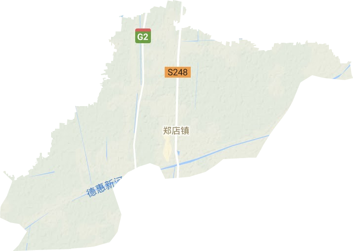 郑店镇地形地图