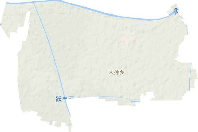 大孙乡地形地图
