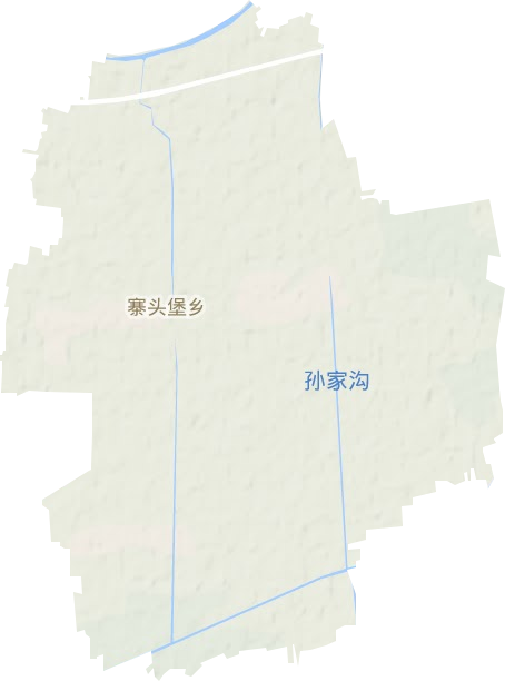 寨头堡乡地形地图