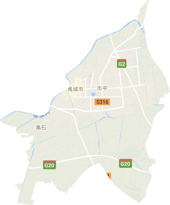 市中街道地形地图