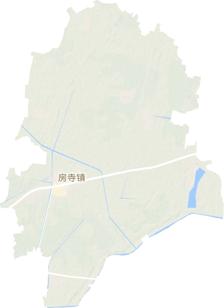 房寺镇地形地图