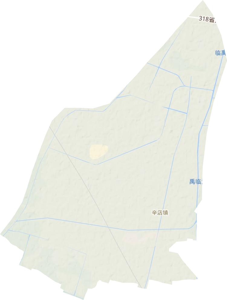 辛店镇地形地图
