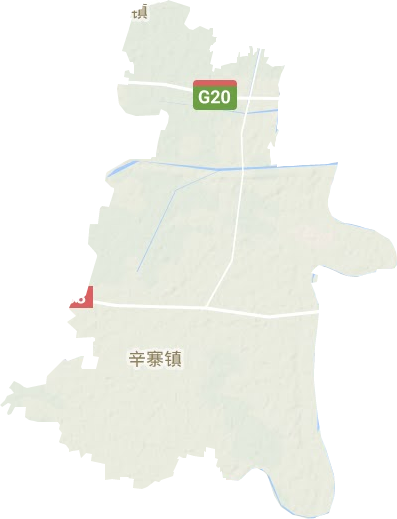 辛寨镇地形地图