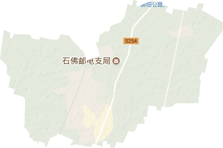 石佛镇地形地图