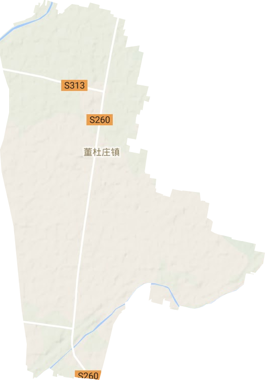 董杜庄镇地形地图
