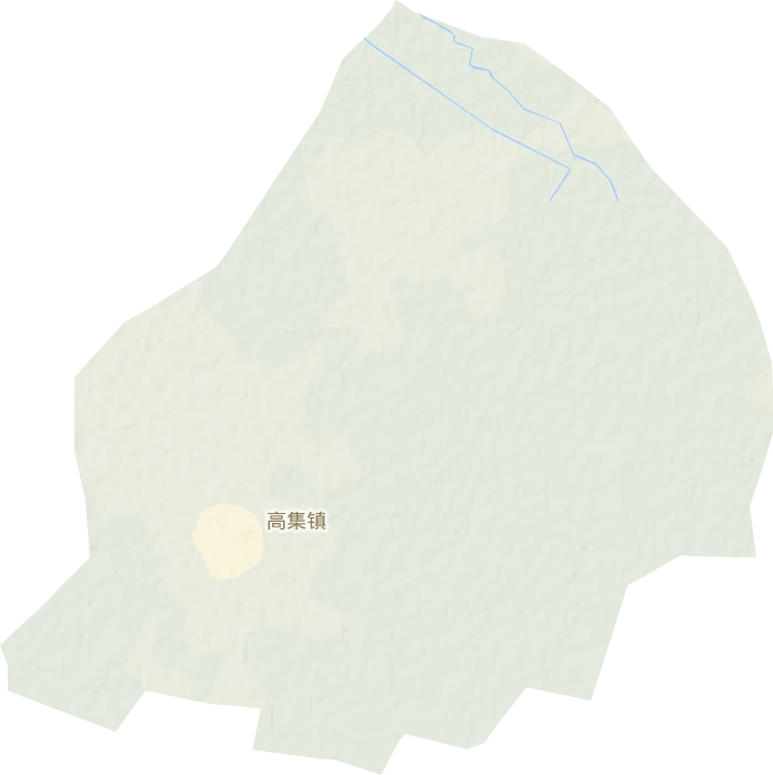 高集镇地形地图