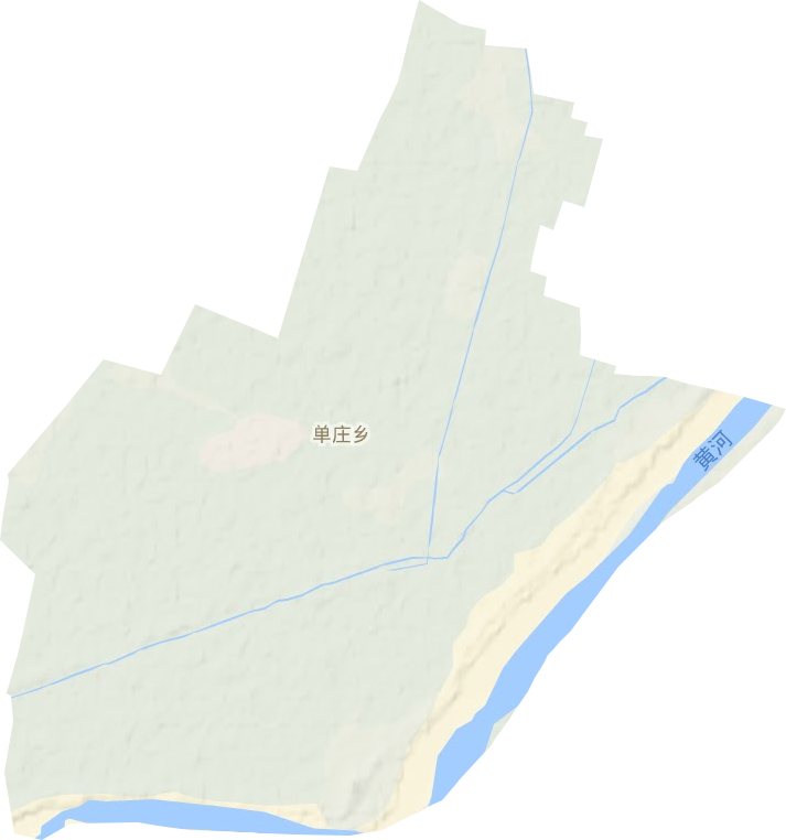 鱼山镇地形地图
