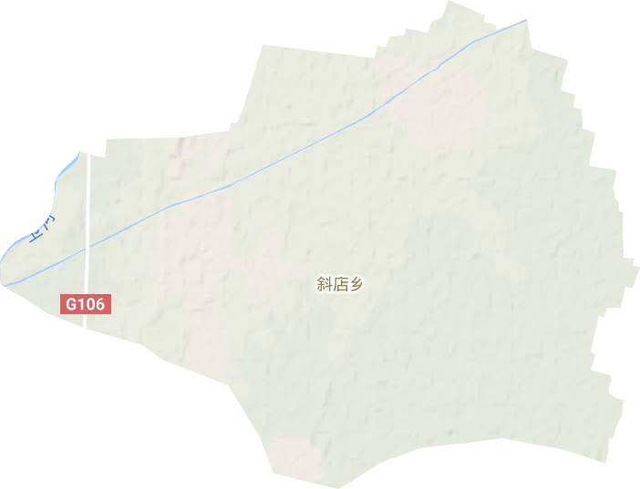斜店乡地形地图