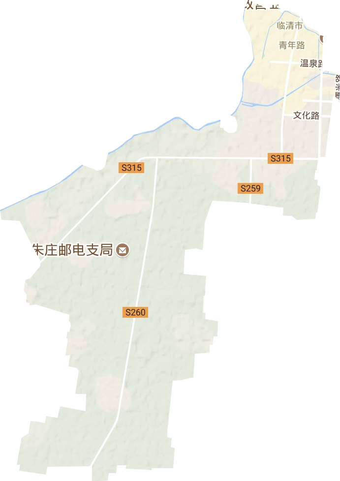青年路街道地形地图