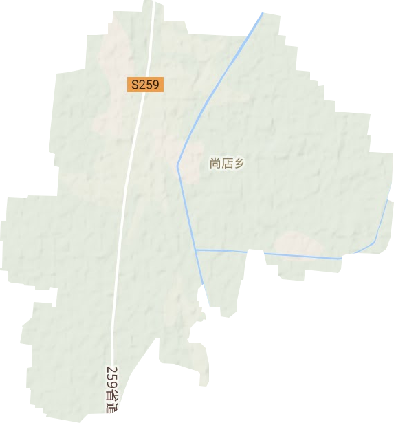 尚店镇地形地图