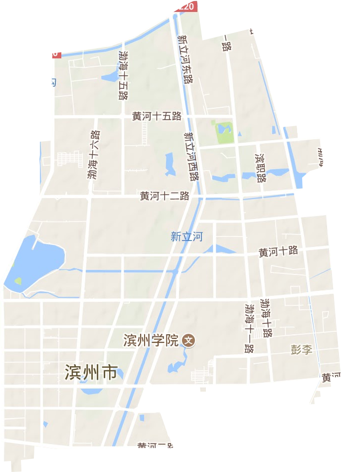 彭李街道地形地图