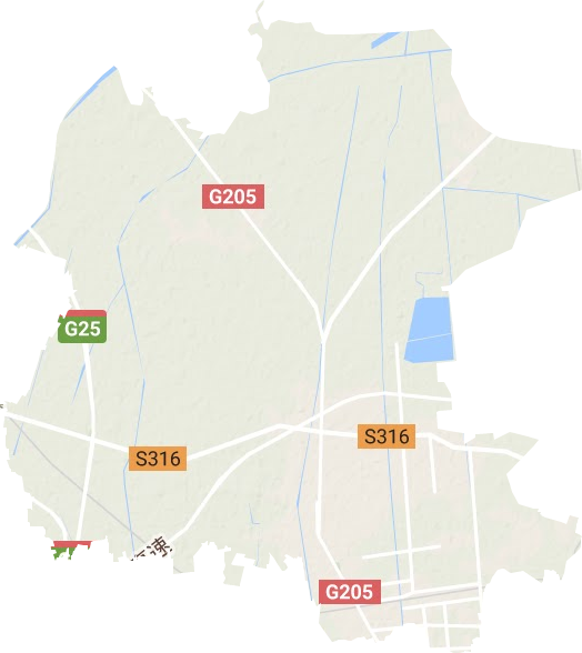 滨北街道地形地图