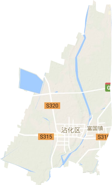 富国街道地形地图
