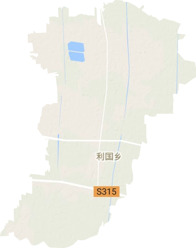 利国乡地形地图