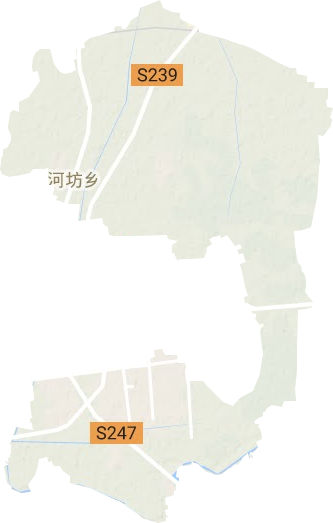 何坊街道地形地图
