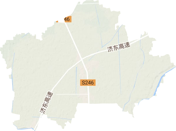 辛店镇地形地图