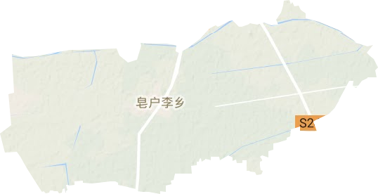 皂户李镇地形地图