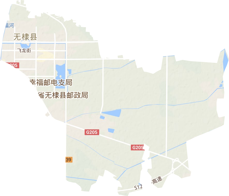 棣丰街道地形地图