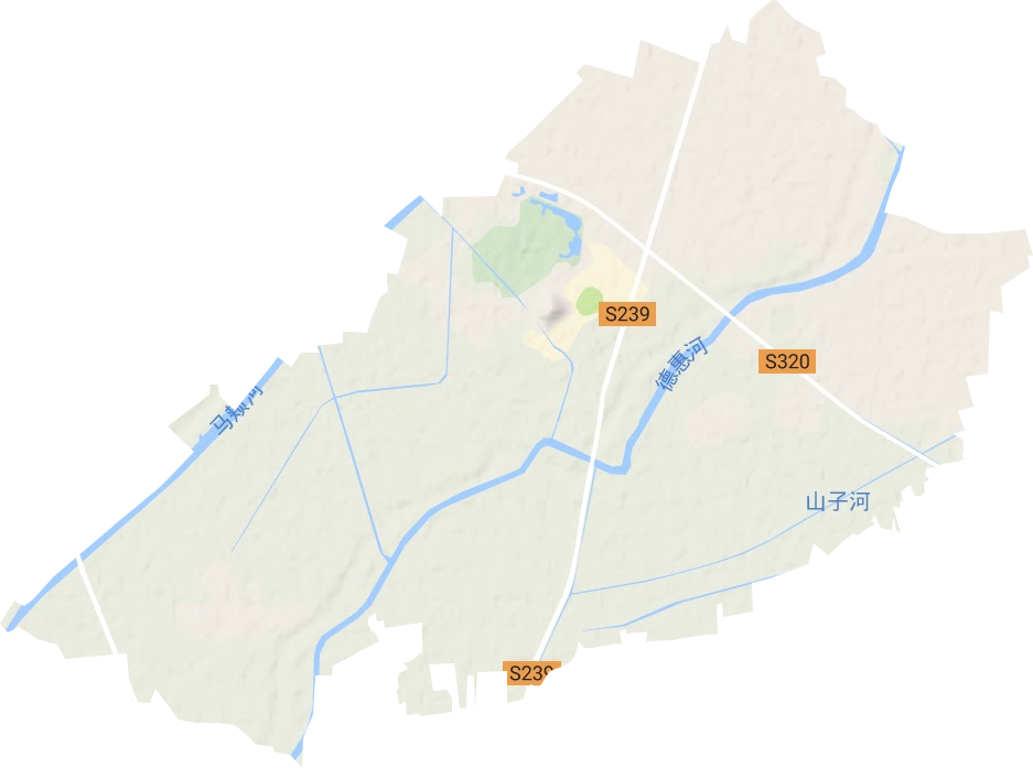 碣石山镇地形地图