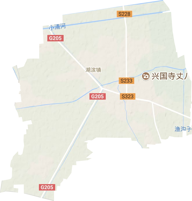 湖滨镇地形地图