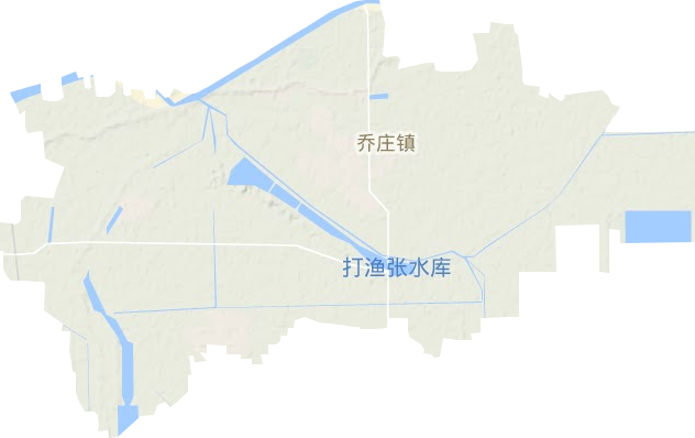 乔庄镇地形地图