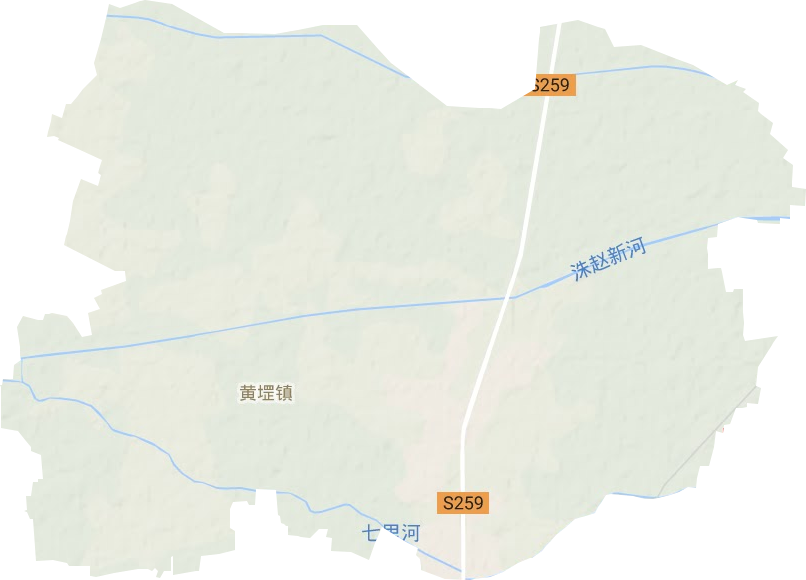 黄堽镇地形地图