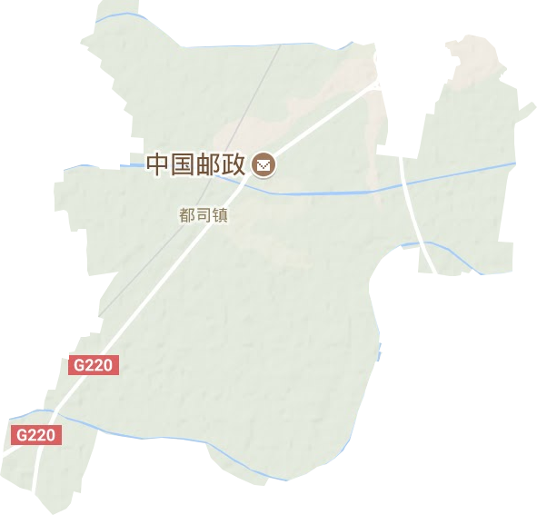 都司镇地形地图