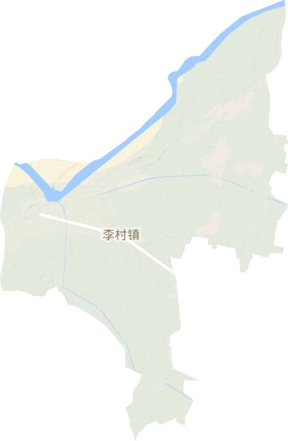 李村镇地形地图