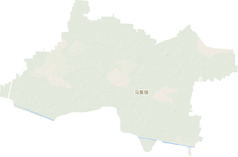 马集镇地形地图