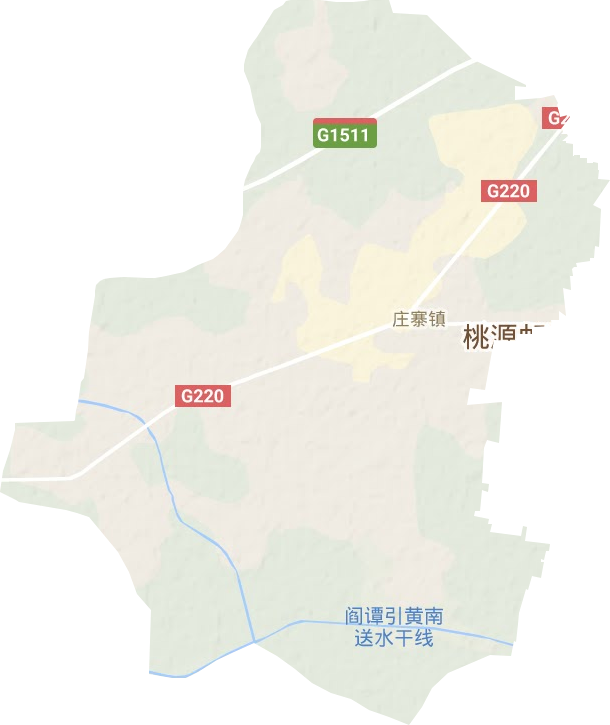 庄寨镇地形地图