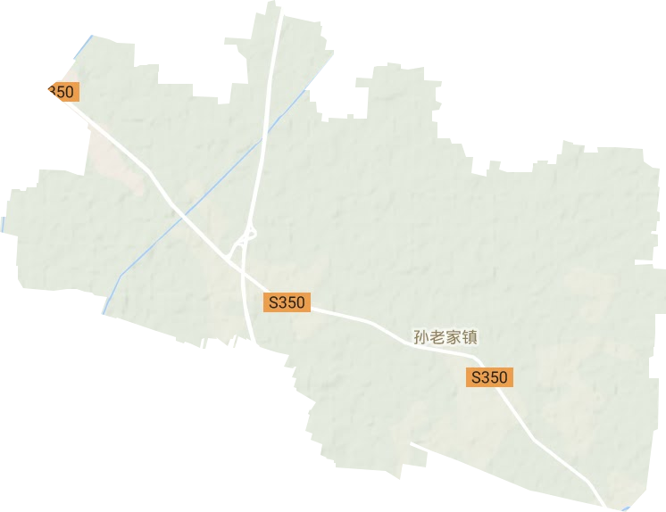 孙老家镇地形地图