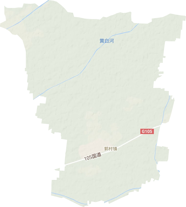 郭村镇地形地图