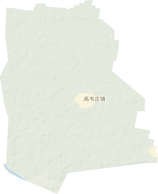 高韦庄镇地形地图