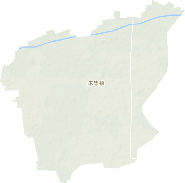 朱集镇地形地图