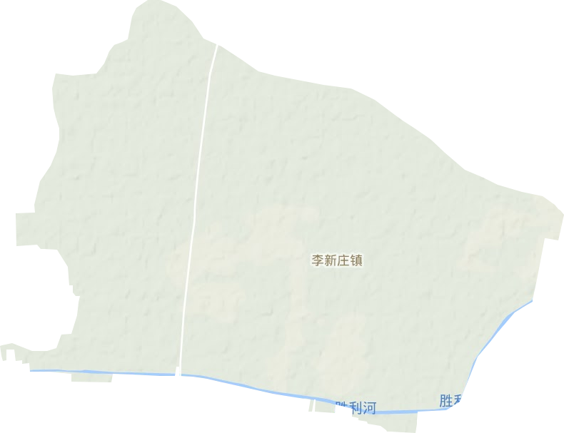 李新庄镇地形地图