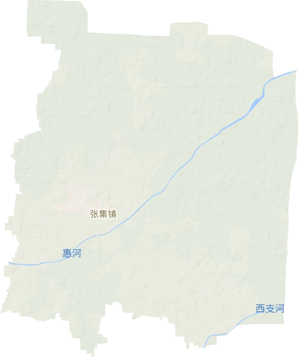 张集镇地形地图
