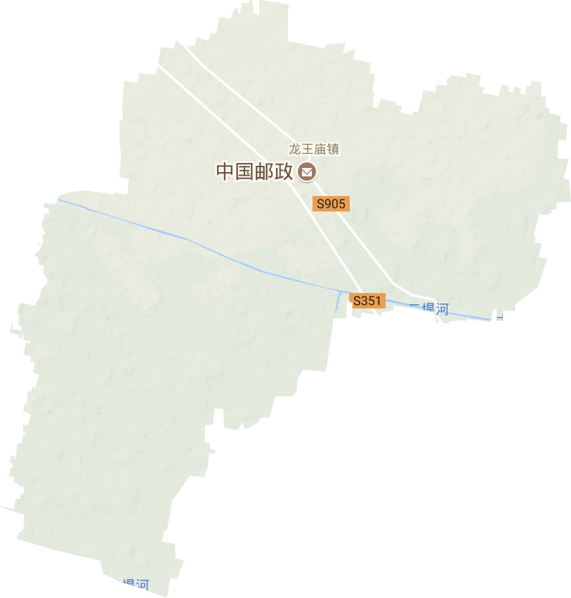 龙王庙镇地形地图