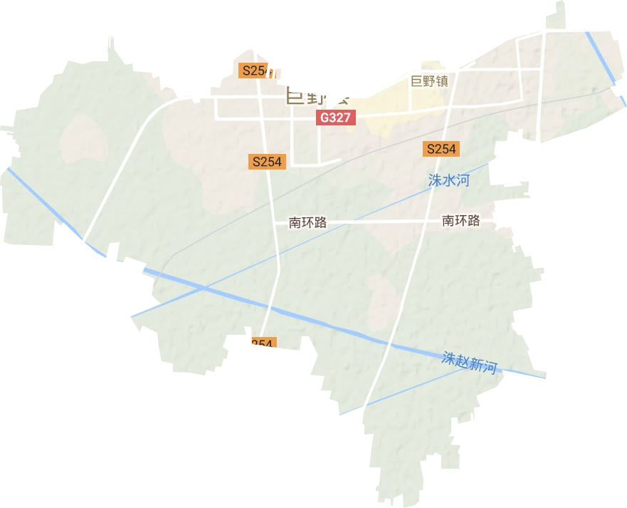 永丰街道地形地图