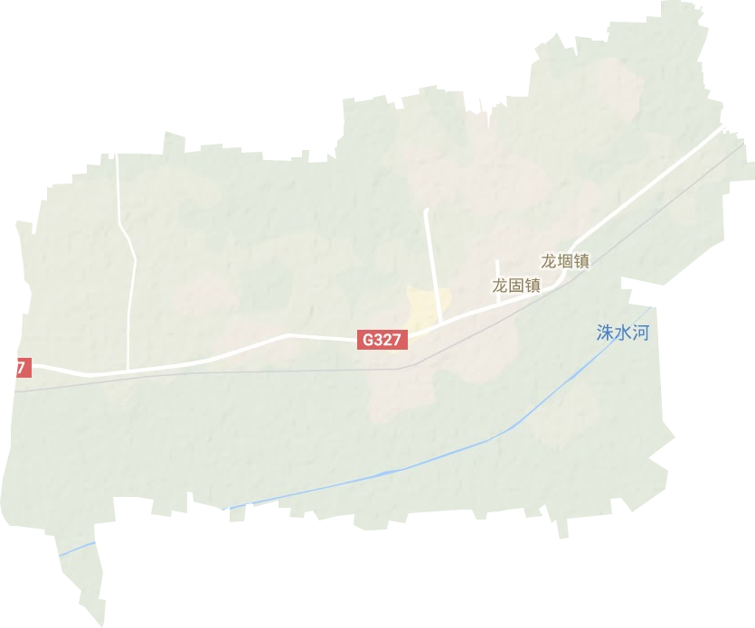 龙固镇地形地图