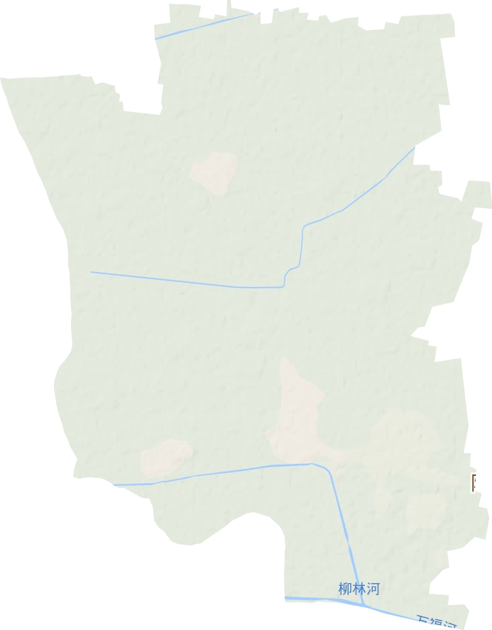 柳林镇地形地图