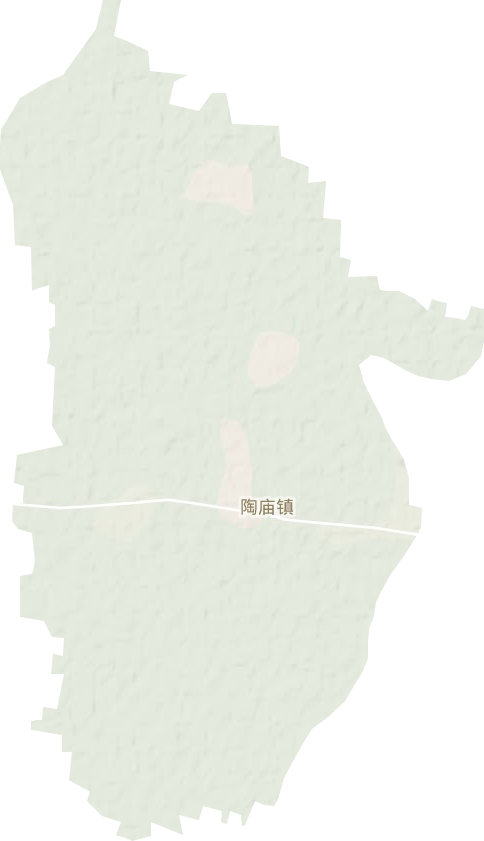 陶庙镇地形地图