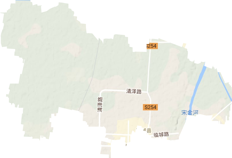 唐塔街道地形地图