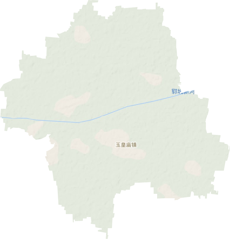 玉皇庙镇地形地图