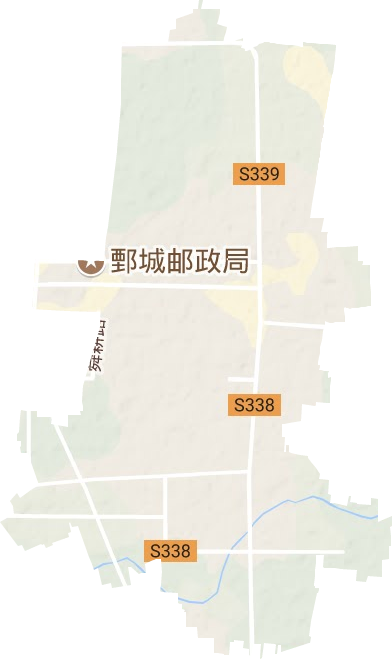 陈王街道地形地图