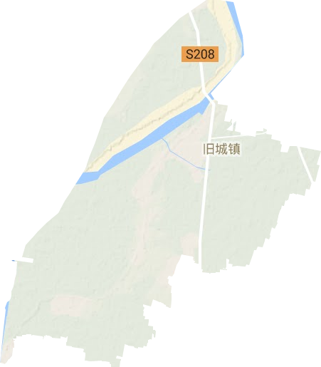 旧城镇地形地图