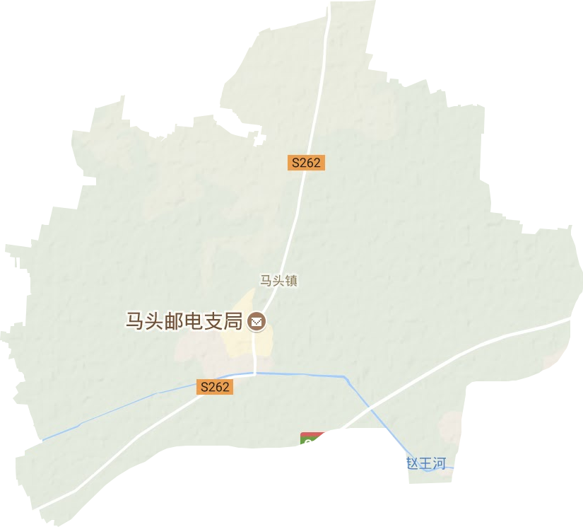 马头镇地形地图