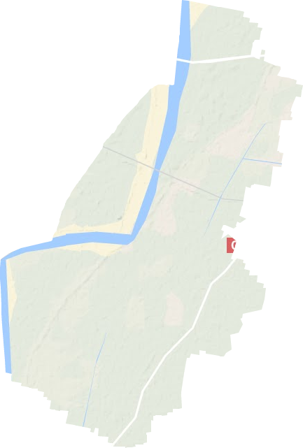 沙窝镇地形地图
