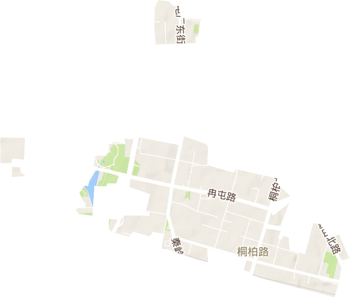 桐柏路街道地形地图