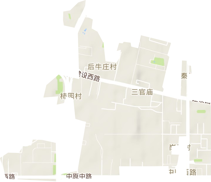 三官庙街道地形地图