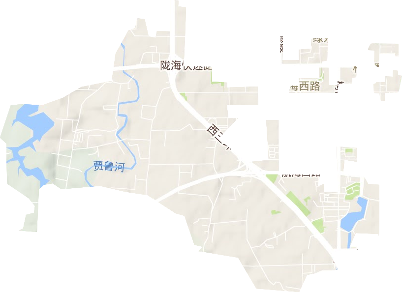 航海西路街道地形地图